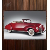 Металлическая табличка Lincoln Zephyr Convertible Coupe 391